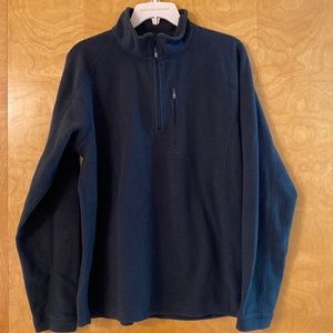 L.L.Bean Men's quarter zip fleece pullover